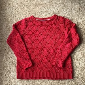 Red Tommy Hilfiger Sweater